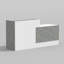 Bureau de réception Modern White & Stone