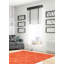 Tapis décoratif en laine noué à la main de conception unique noué à la main New Age 18/20 Pak Finest orange de 4 pi x 6 pi 1 po