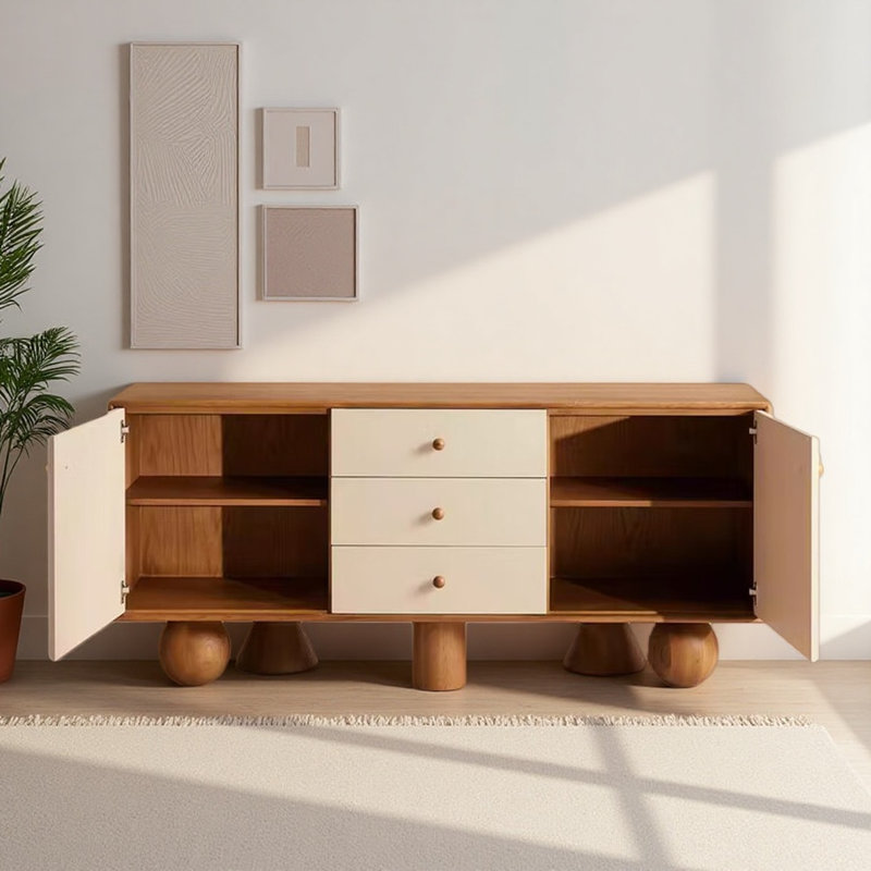 Armoire de rangement française de style crème French Simple