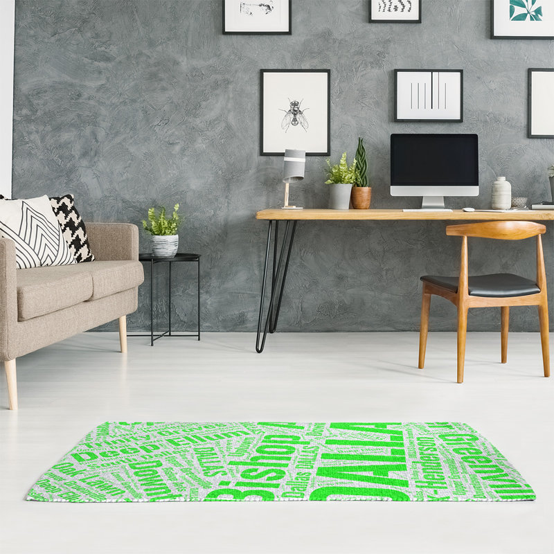 Chenille Indoor Rug, Rectangle 5' x 7'