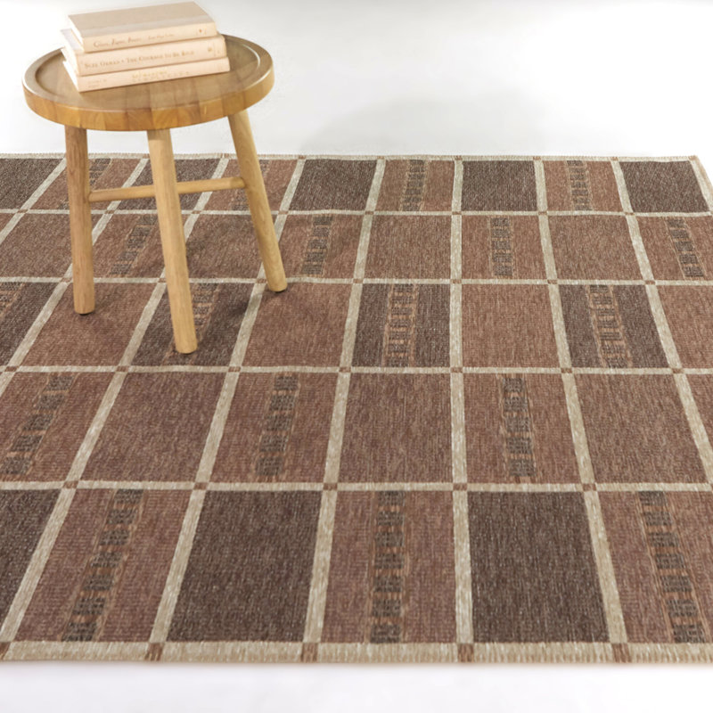 Tapis d'intérieur / extérieur recyclé Claudine P.E.T, Rectangle 5 pi 3 po x 7 pi