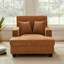 Chaise longue rembourrée en tissu 39,76 po-1984748421