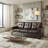 Roundhill Furniture Holmes Leather 2-Piece Living Room Set, Sofa And Loveseat-123465476