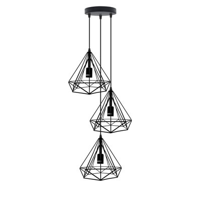 Boyster 3 - Light Black Cluster Pendant