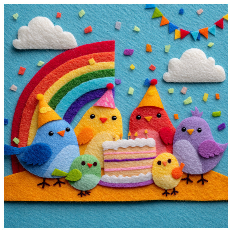 Colorful Birds Party Window Curtains, Birds Sheer & Blockout Curtains - 1 Panel, 50 po x 80 po - 1 panneau, Blocage