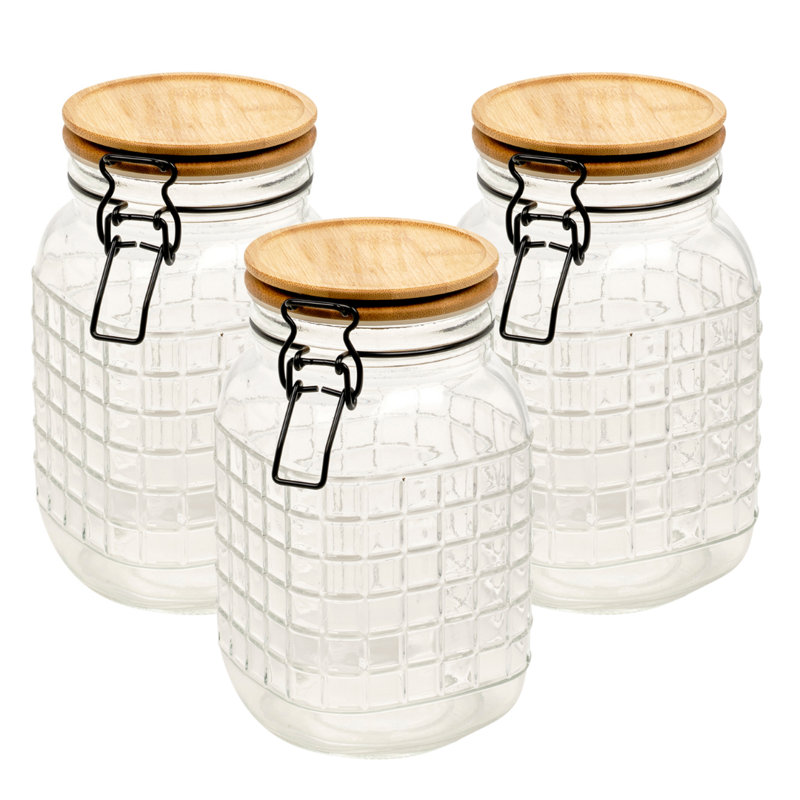 Glass Jar - Set of 3