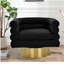 Fauteuil d'appoint pivotant Modern Boucle-407319065