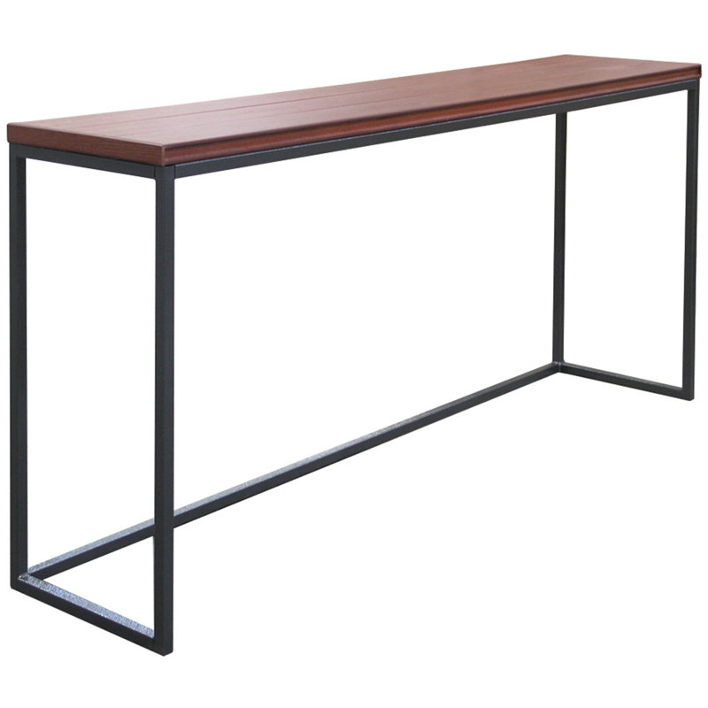 Table de bar spa, 35.50" H x 36" lx 16.5" d, Acajou