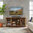 Solid Wood Media Cabinet, 72x19x33-109727672