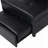 Folding Ottoman Sofa Bed Black