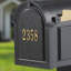 Capitol mailbox door panel - Black/Gold-2134731864-2134731869