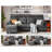 Latitude Run® Modular Sectional Couch| Corduroy U-Shape Sofa Bed Convertible Chaise With Storage Ottoman For Living Room Modern Furniture, 12 Seater Sleeper-1987149964