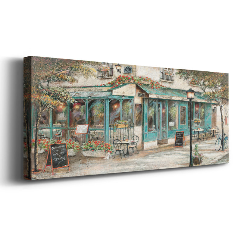 Rue due Jardin-Gallery, toile tendue, H 12 po x l 30 po x P 1,5 po