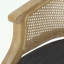 Chaise d'appoint à structure en bois avec coussin d'assise moelleux-951585293