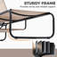 Chaise longue d'extérieur en métal 67 po-1670427466