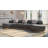 Nileah Upholstered Curved Sectional Symmetrical