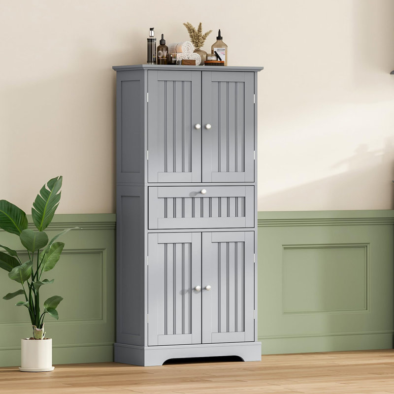 Armoire de salle de bain 51 po, Gris