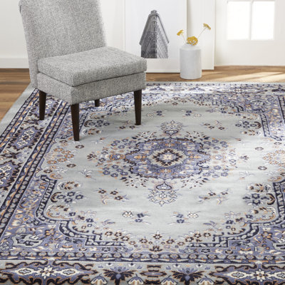 Tapis oriental argent / bleu Modena