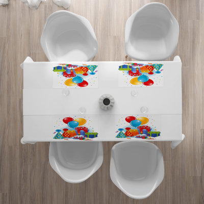 Polyester Abstract Rectangle Placemat
