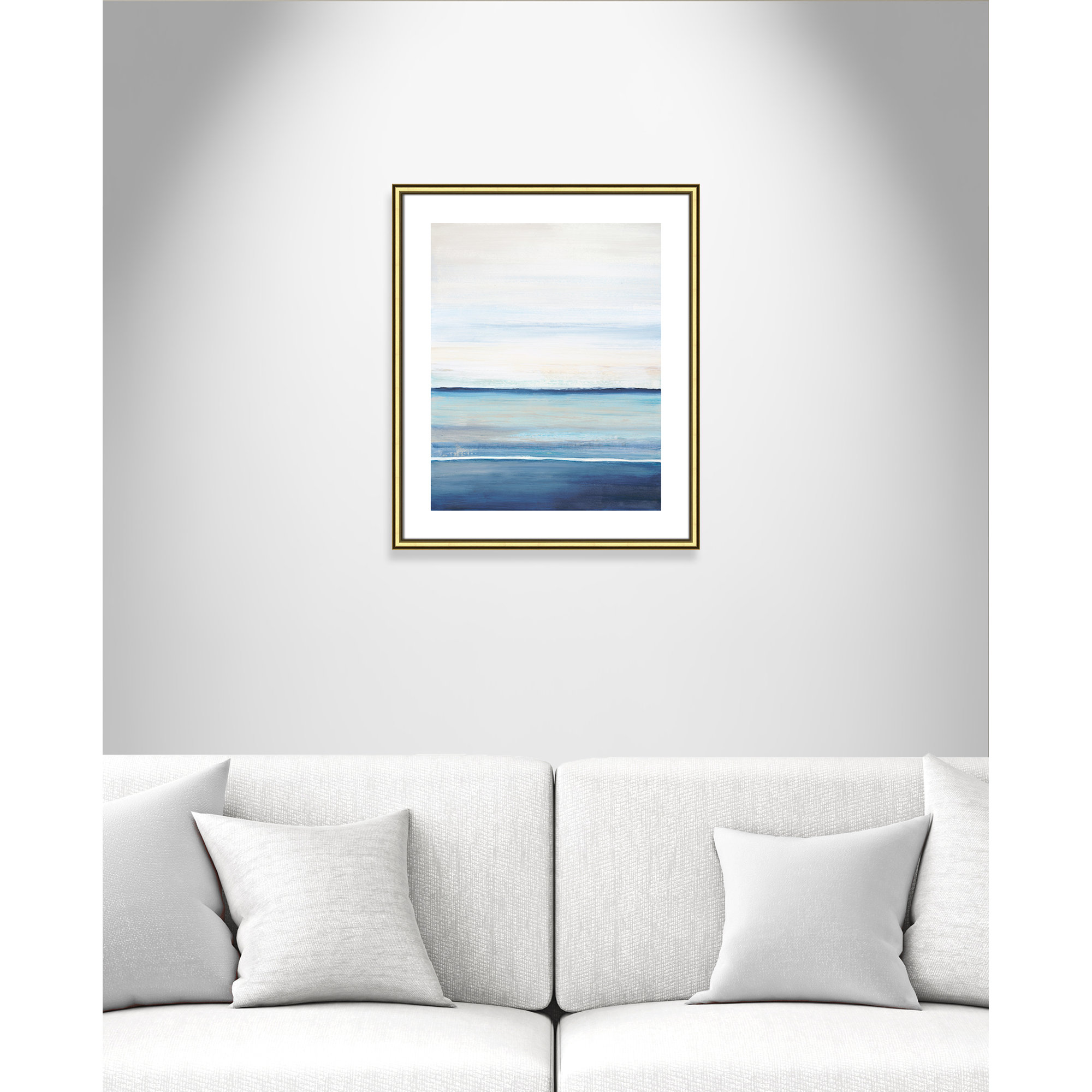 Distant Whispers by Filippo Ioco - Painting Print, Gold Framed Paper, 25.5" H x 21.5" W x 0.88" D