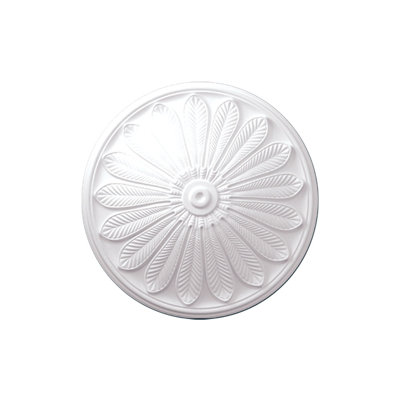 25.56'' H x 25.56'' W x 5.5'' D Plastic Ceiling Medallion