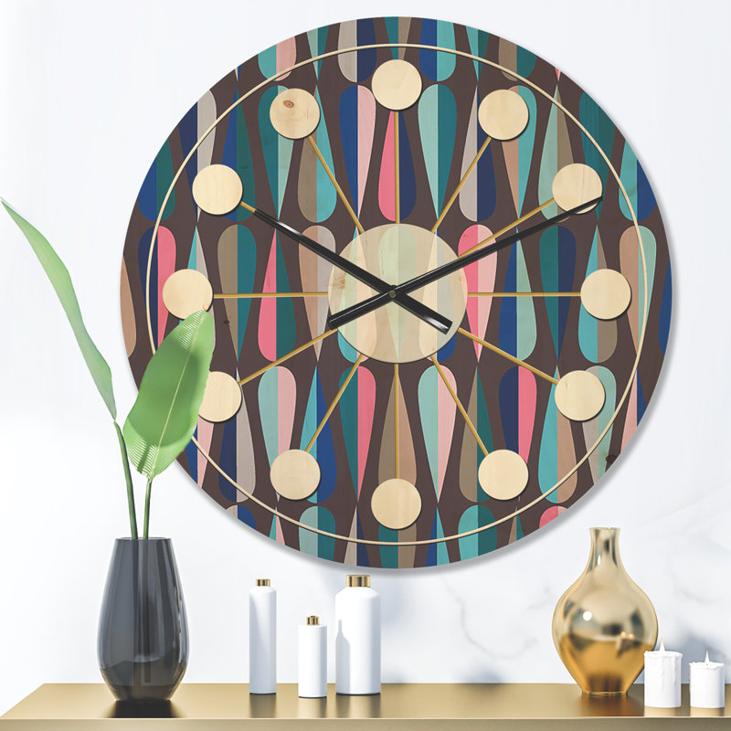 Horloge murale abstraite, Petit