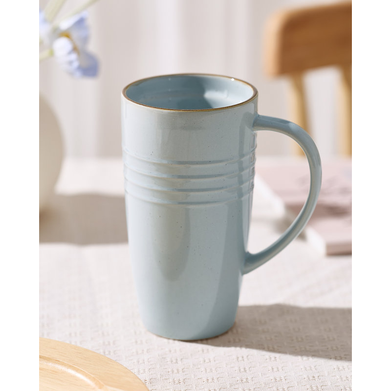 Red Barrel Studio® 1 Piece Coffee Mug, Light Blue