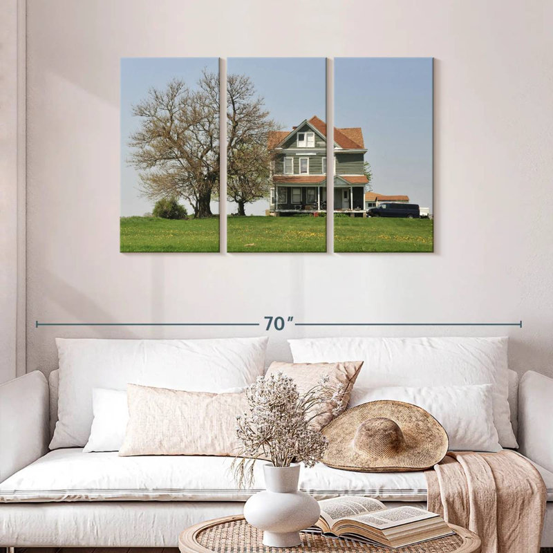Midwest Farmhouse, 28" H x 45" W