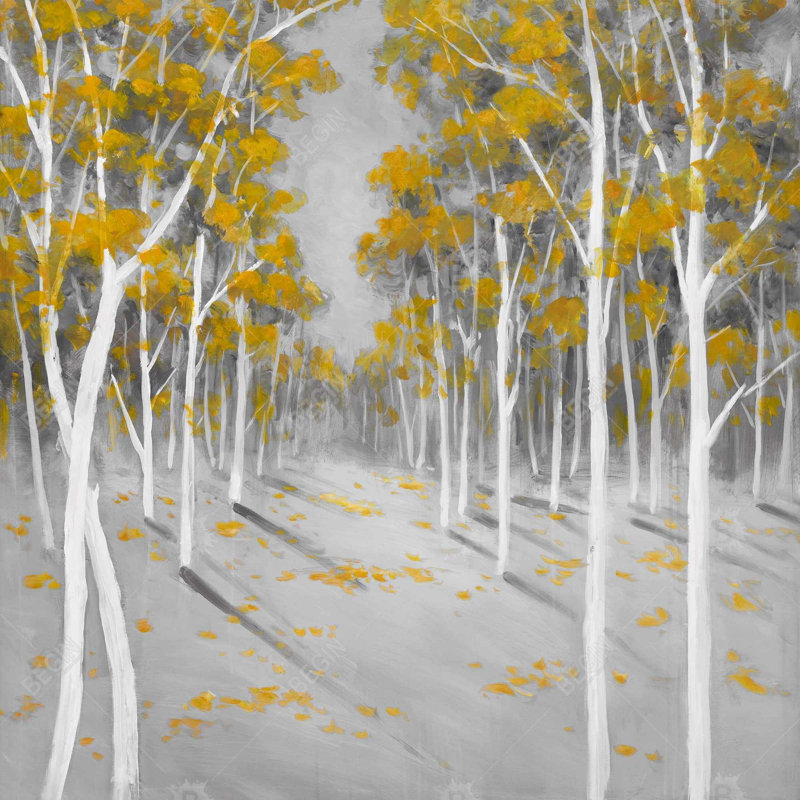 " Yellow Birch Forest "