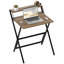 Bureau à domicile, bureau d'ordinateur pliable, bureau pliable de 27,6 po avec tablette pour petits espaces, bureau à domicile, bureau