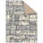 Ottohome Non-Slip Boxes Area Rug For Living Room, Hallway, Gray-733174533