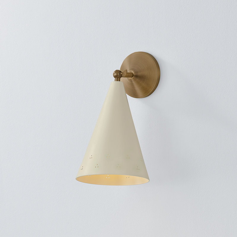 Pawley Wall Sconce in Historic Bronze and Soft Sand by Cortney Bishop