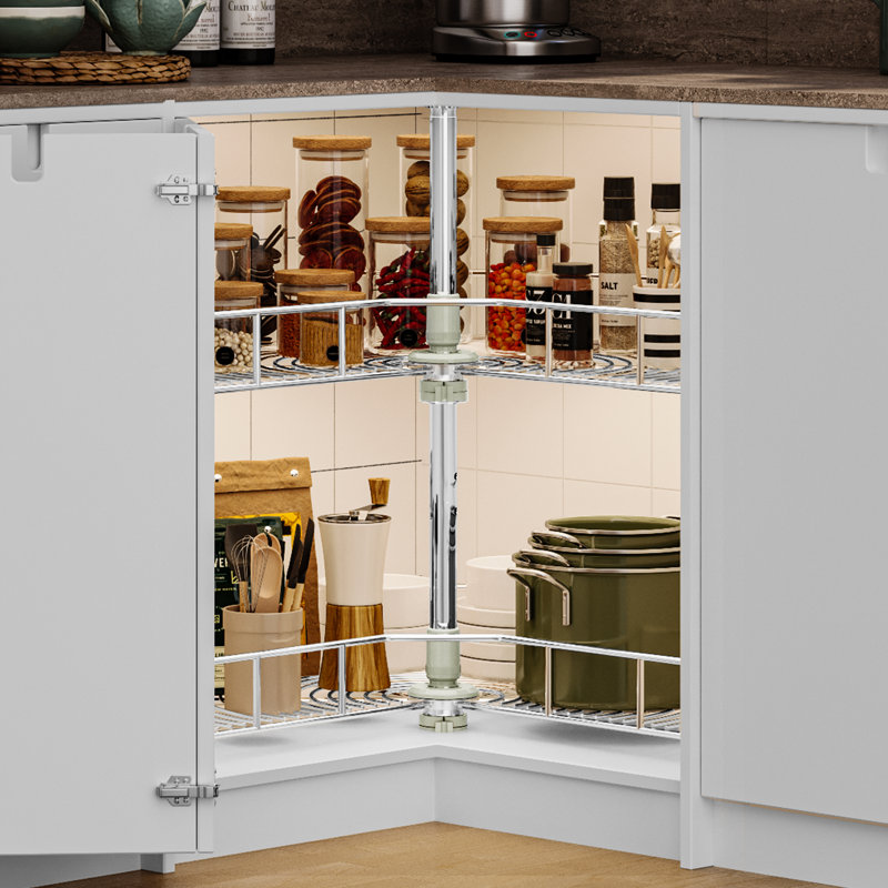 Organisateur de coin Mint Pantry® Kidney Chrome