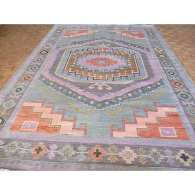 One-of-a-Kind 9'11" X 13'9" Wool Area Rug in Multicolor