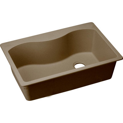 Évier de cuisine encastré 33 po x 22 po x 9 1/2 po Quartz Classic