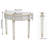 Adriatik 35.4" Half-Round Mirrored Console Table
