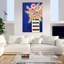 Art mural abstrait rayé-1034908737