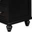 Armoire robuste à 3 armoires noires, polyvalente pour diverses utilisations avec armoire de rangement à plateau, maison spacieuse en bois massif-1710061473-1710061483