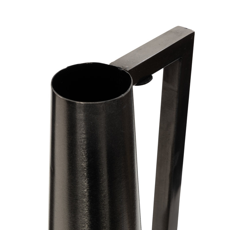 Fratar Iron Floor Vase, Black