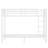 Metal Twin XL Over Twin XL Bunk Bed for Teens & Adults, Space-Saving Design, Noise-Reduced Frame, No Box Spring Needed, White Finish-1470410528