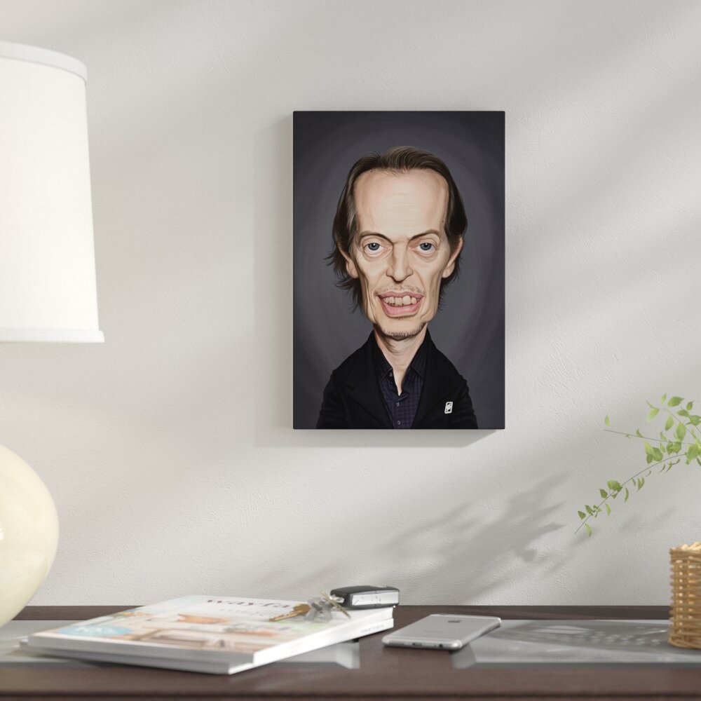 Steve Buscemi Framed by Rob Snow Gallery Wrapped Canvas Gicl e