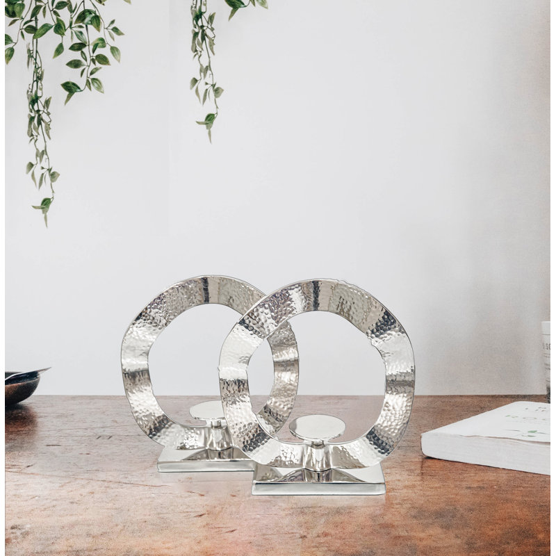 9'' H Aluminum Tabletop Candelabra