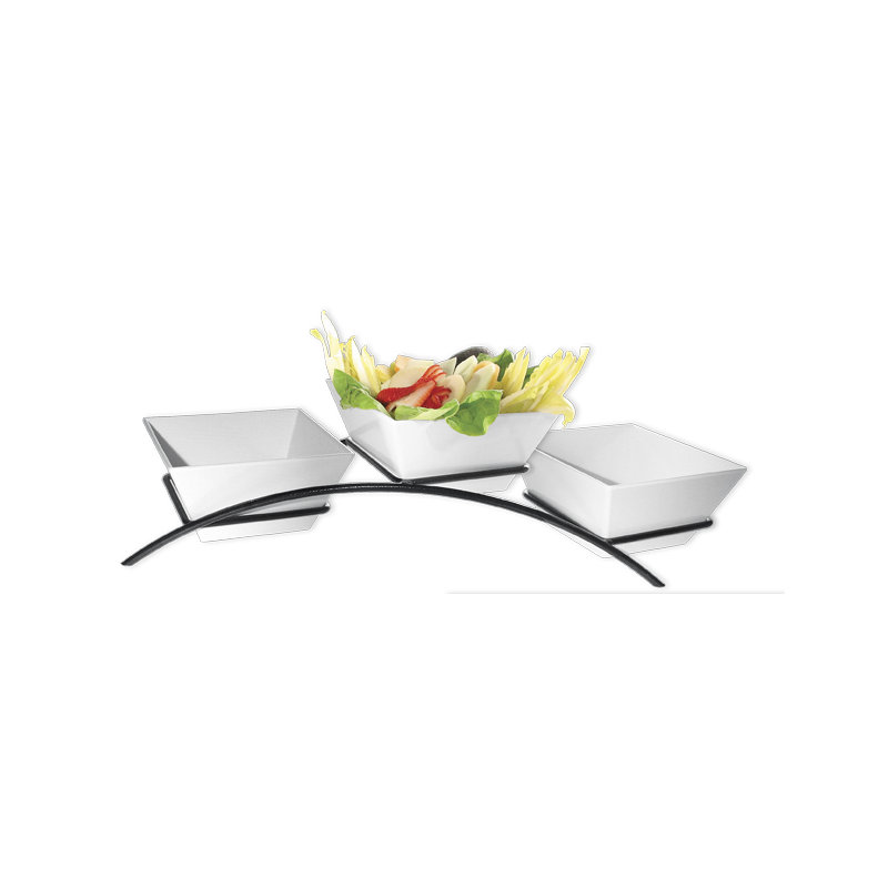 Metal Arch Bowl Stand