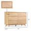 Brubaker 6" W Solid Wood Double Dresser-87686803