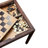 Wooden Chess Checkers and Backgammon 3 in 1 Combo Game Table Furniture Set, 25" x 25", 4" King