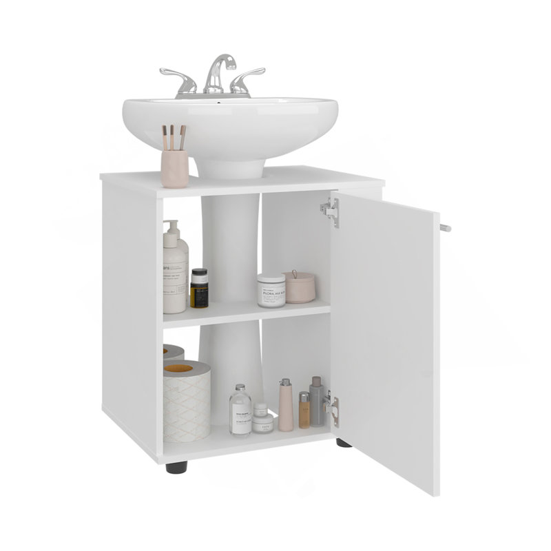 Armoire autoportante cruciforme Phillips, Blanc