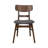 Didmarton Ladder Back Side Chair in Medium Brown (Set of 2)
