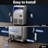 CIM Coolski 100 Lb. Daily Production Cube Clear Ice Under Counter Built-in Freestanding Ice Maker Machine