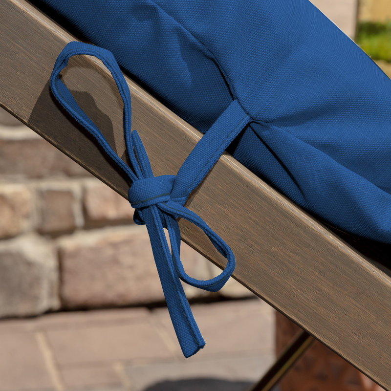 ARDEN Outdoor Chaise Lounge Cushion, 2.5" H x 21" W x 42.5" D, Dark Blue