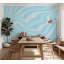 Papier peint abstrait - Vagues abstraites harmonieuses-736100501